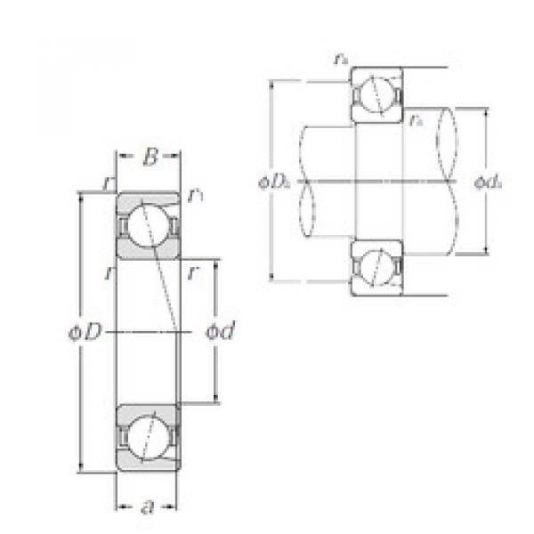 angular contact ball bearing installation 7300B NTN #1 image