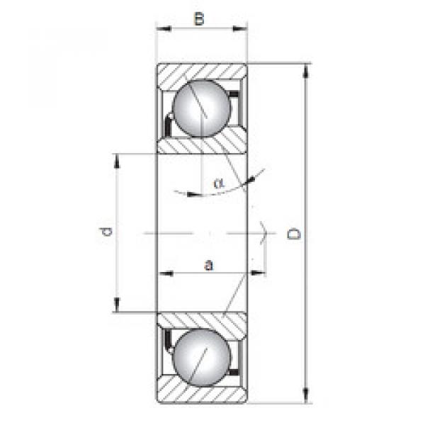 angular contact ball bearing installation 7303 B CX #1 image