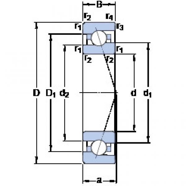 angular contact thrust bearings 7000 ACE/HCP4A SKF #5 image