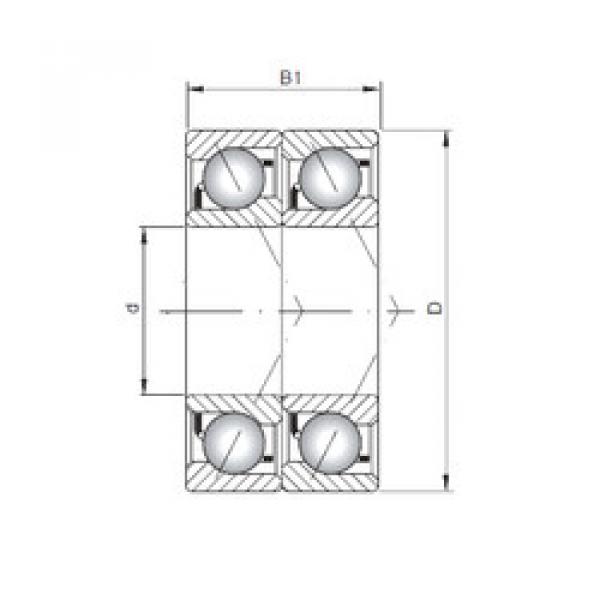 angular contact ball bearing installation 7303 ADT ISO #1 image