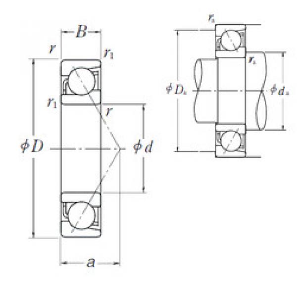 angular contact ball bearing installation 7284A NSK #1 image