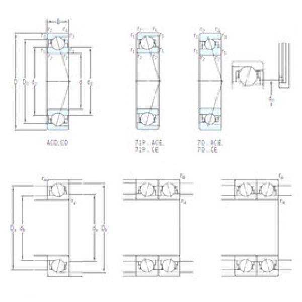 Angular Contact Ball Bearings 71818 ACD/HCP4 SKF #1 image