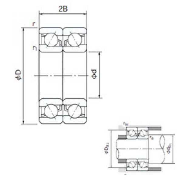 angular contact ball bearing installation 7302CDB NACHI #1 image