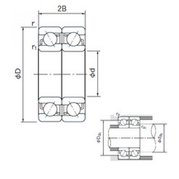 Angular Contact Ball Bearings 7202CDF NACHI #1 image