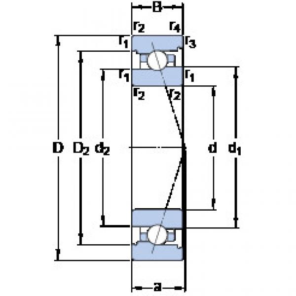 Angular Contact Ball Bearings 71906 CB/HCP4A SKF #1 image