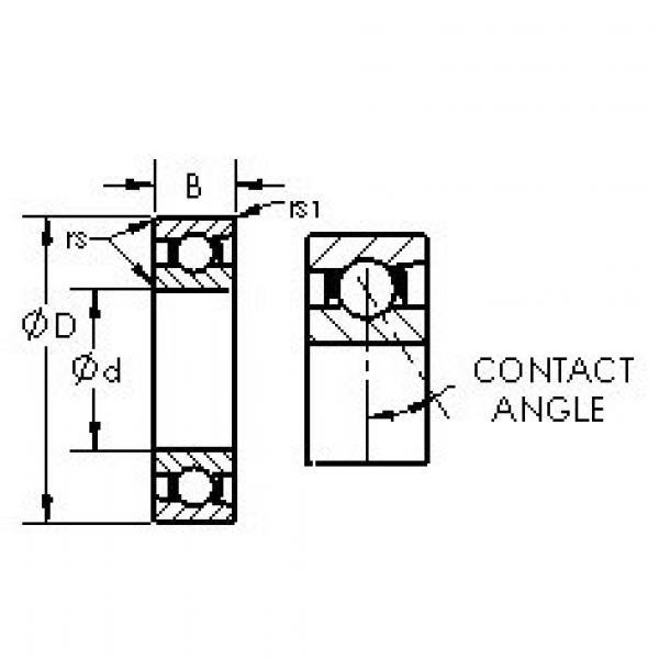 angular contact thrust bearings 7014C AST #5 image