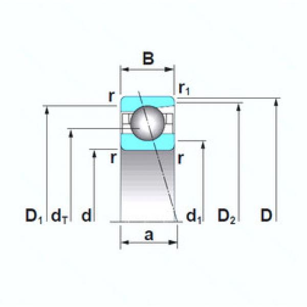 angular contact ball bearing installation 7922CTRSU NSK #1 image