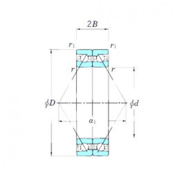 angular contact ball bearing installation ACT006DB KOYO #1 image