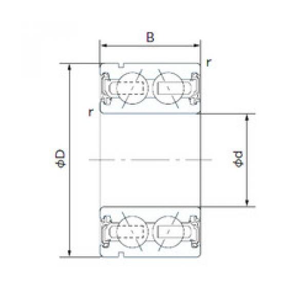 angular contact ball bearing installation BD25-9T12C3**UR NSK #1 image