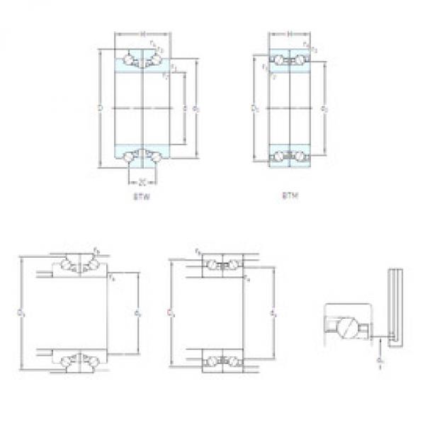 angular contact ball bearing installation BTM 120 ATN9/P4CDB SKF #1 image