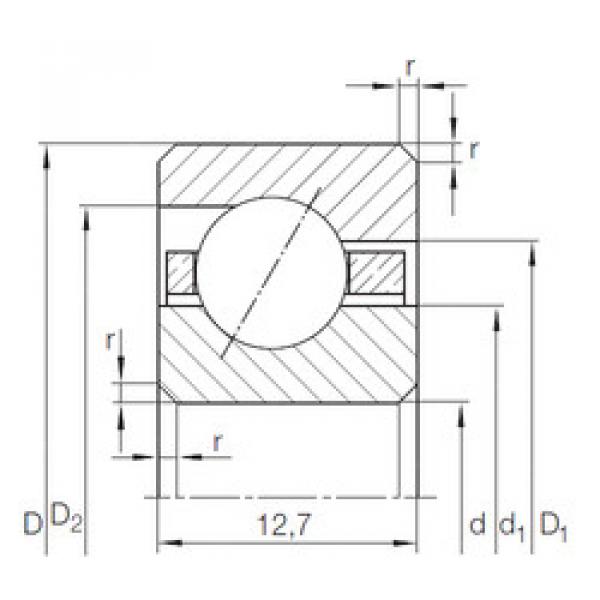 angular contact ball bearing installation CSED 1003) INA #1 image