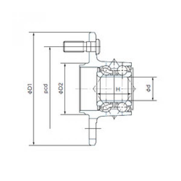 angular contact ball bearing installation F30BVV09-3 NACHI #1 image