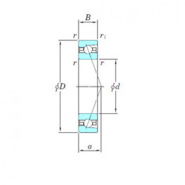 angular contact ball bearing installation HAR006CA KOYO #1 image