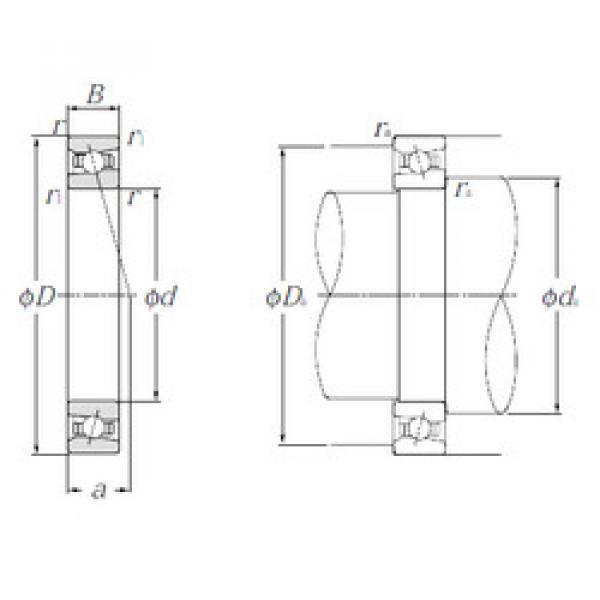 angular contact ball bearing installation HSB010C NTN #1 image