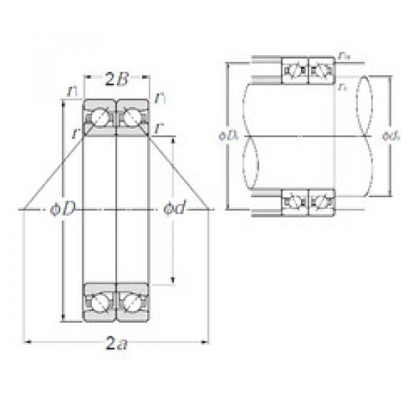 angular contact ball bearing installation HTA010DB NTN #1 image