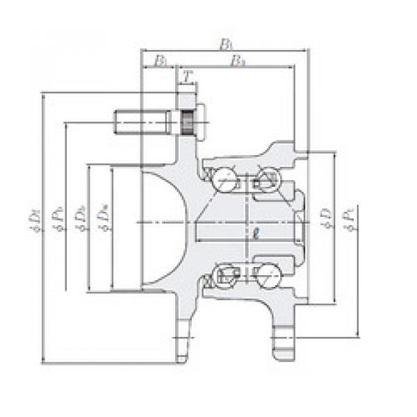 angular contact ball bearing installation HUB004T-1 NTN #1 image