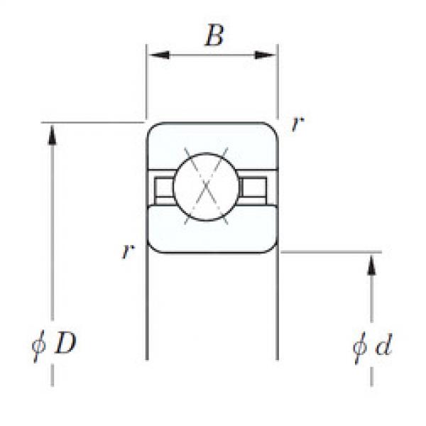 angular contact ball bearing installation KAX020 KOYO #1 image