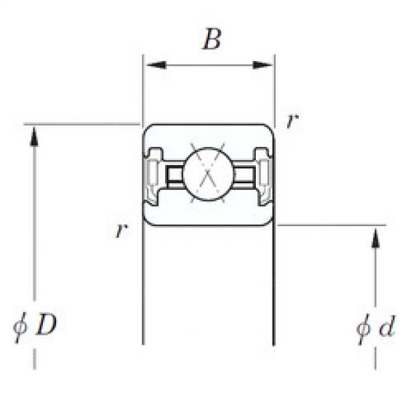 angular contact ball bearing installation KUX040 2RD KOYO #1 image