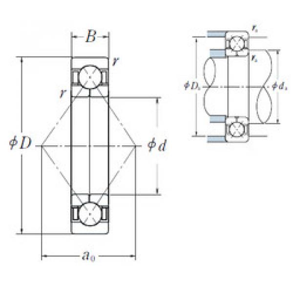 angular contact ball bearing installation QJ 1020 NSK #1 image