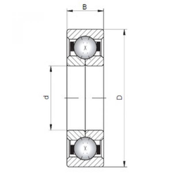 angular contact ball bearing installation QJ211 CX #1 image