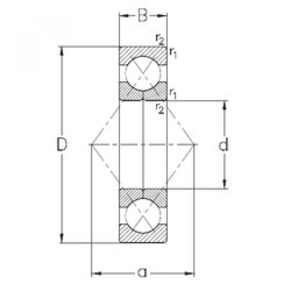 angular contact ball bearing installation QJ204-MPA NKE #1 image