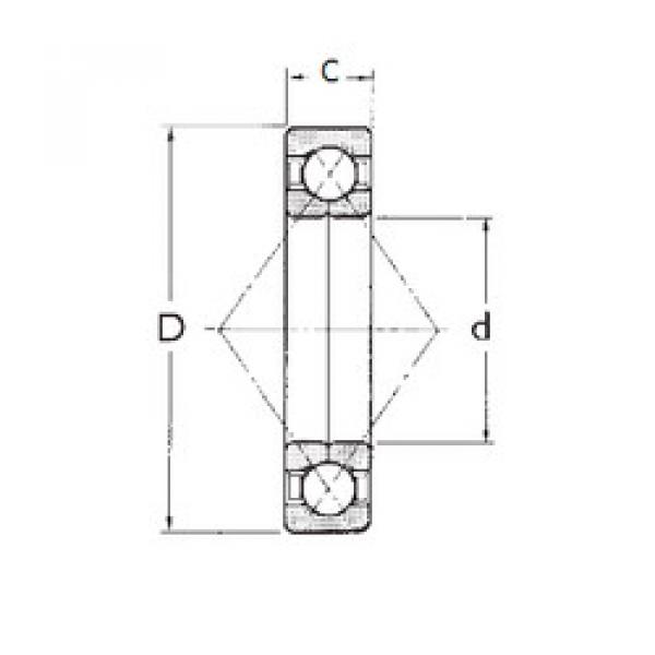 angular contact ball bearing installation QJ208 FBJ #1 image