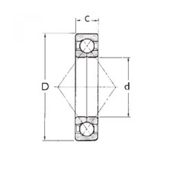 angular contact ball bearing installation QJ215 FBJ #1 image