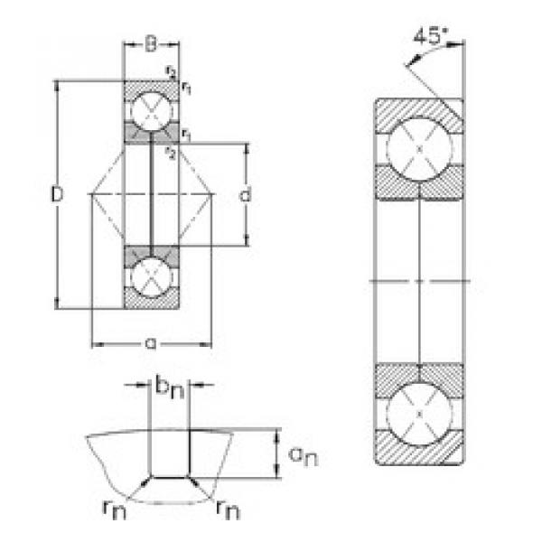 angular contact ball bearing installation QJ224-N2-MPA NKE #1 image