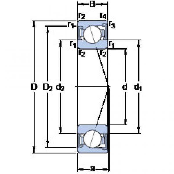 angular contact ball bearing installation S7000 ACD/P4A SKF #1 image