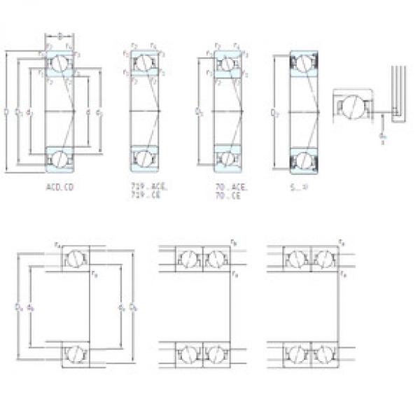 angular contact ball bearing installation S7008 ACE/HCP4A SKF #1 image