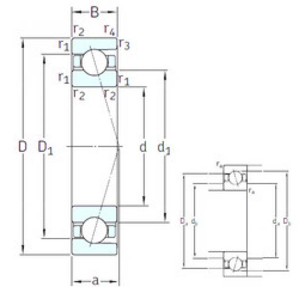 angular contact ball bearing installation SEA10 7CE1 SNFA #1 image