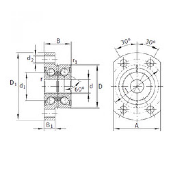 angular contact ball bearing installation ZKLFA0850-2RS INA #1 image