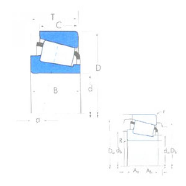 tapered roller dimensions bearings 336/332 Timken #1 image