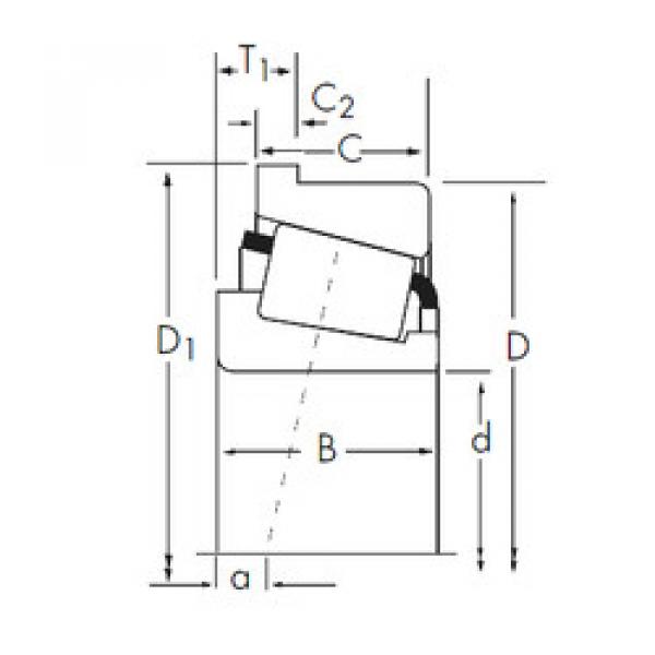 tapered roller bearing axial load A6062/A6157-B Timken #1 image