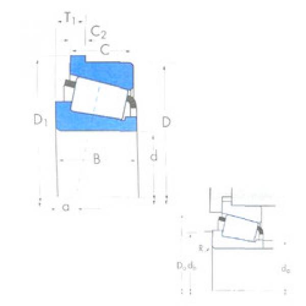 tapered roller dimensions bearings 342S/332B Timken #1 image