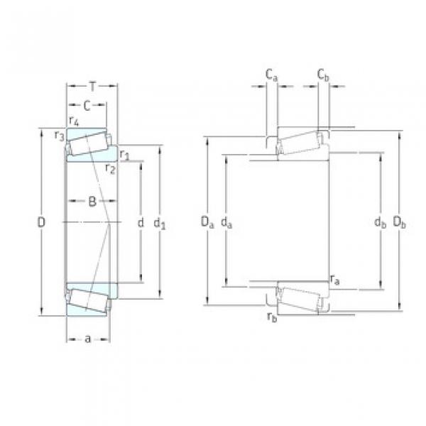 tapered roller dimensions bearings 368A/362X/Q SKF #1 image