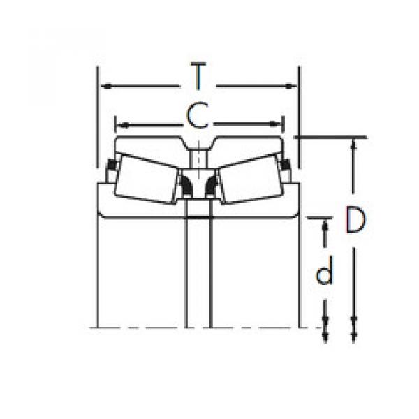 tapered roller bearing axial load 87737/87112D+X1S-87737 Timken #1 image