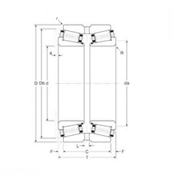 tapered roller dimensions bearings 380330X/380482XG Gamet #1 image