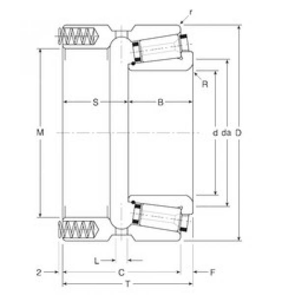 tapered roller dimensions bearings 80030/80066XP Gamet #1 image