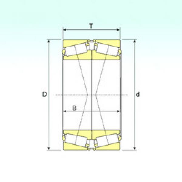 tapered roller dimensions bearings 33015/DF ISB #1 image