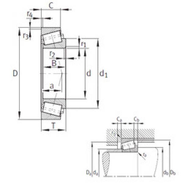 tapered roller bearing axial load K25577-25523 FAG #1 image