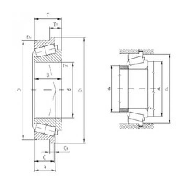 tapered roller thrust bearing 32309BAR ZVL #1 image