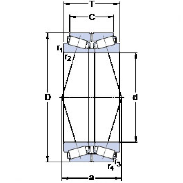 tapered roller dimensions bearings 331500 SKF #1 image