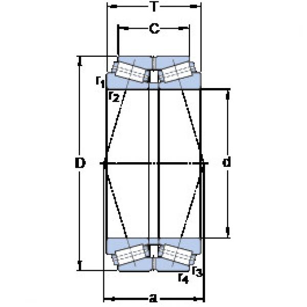 tapered roller bearing axial load BT2B 332756/HA5 SKF #1 image