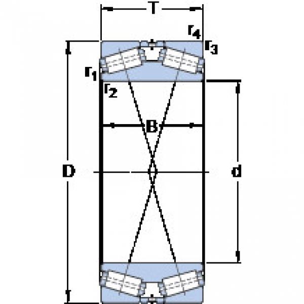 tapered roller bearing axial load BT2B 332626/HA7 SKF #1 image