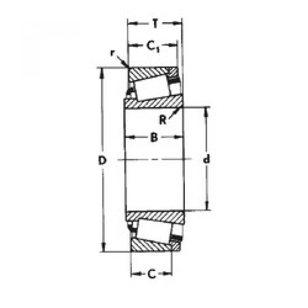 tapered roller bearing axial load U298/U261L PFI #1 image