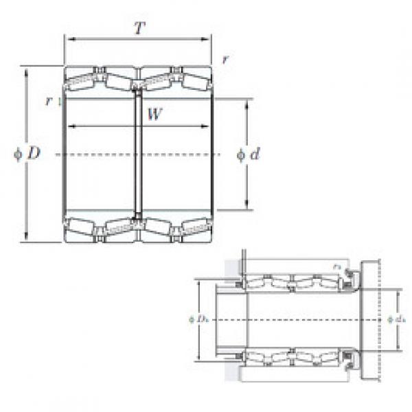 tapered roller dimensions bearings 37220 KOYO #1 image