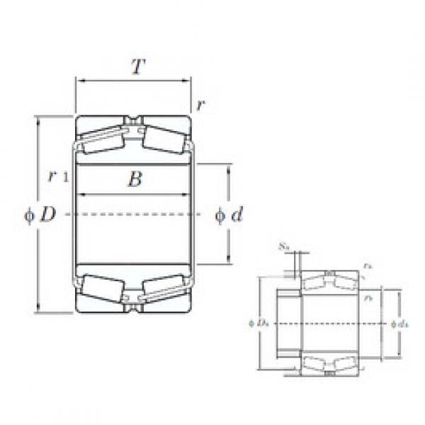 tapered roller dimensions bearings 45224 KOYO #1 image