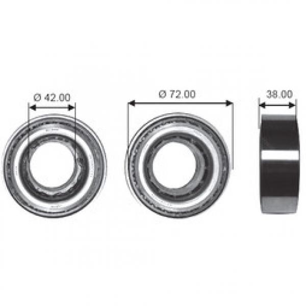 tapered roller dimensions bearings 46T080704 KOYO #1 image