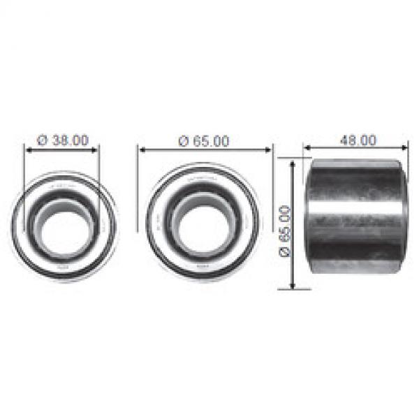 tapered roller dimensions bearings 46T080705 KOYO #1 image